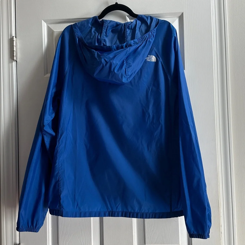 The North Face Blue Lightweight Windbreaker Jacket Men’s Large Hooded Zip